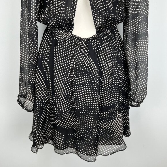 Thakoon Addition Womens Cosmic Open Back Dress Black Multi Silk Geometric size 4 - Picture 12 of 16